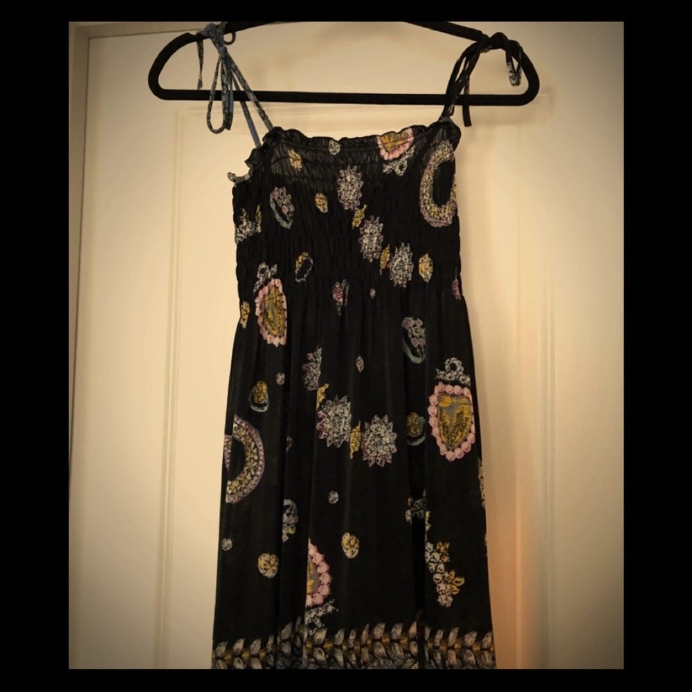 Tie coverup stretchy dress